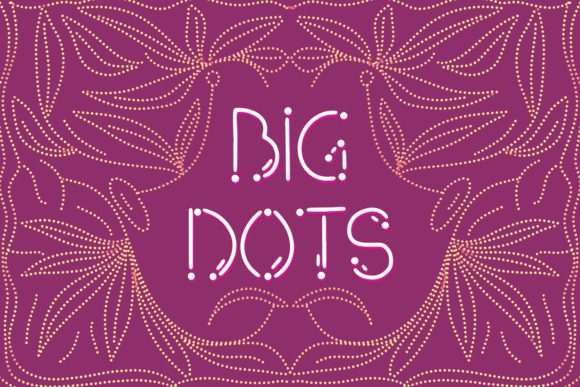 Big Dots: A Playful and Modern Display Font for Web Design