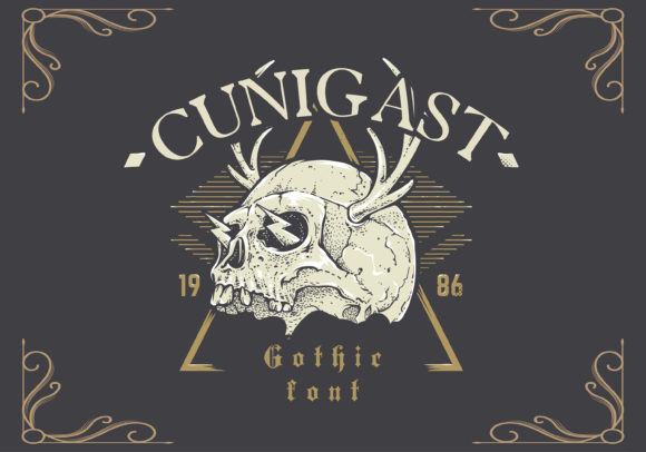 Boost Your Campaign with Cunigast, the Bold Vintage Font