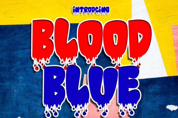 Bring Your Web Design to Life with Blood Blue Font