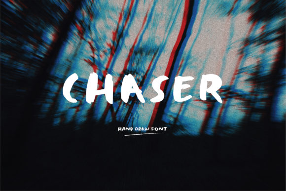 Chaser: A Fun and Trendy Display Typeface for Creative Projects