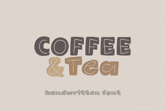 Coffee Tea Font: A Layered Display Typeface for Web