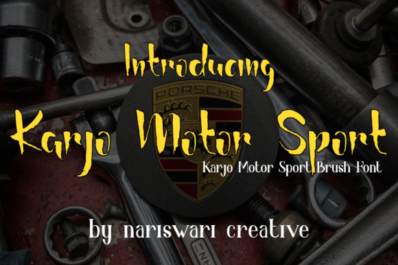Discover Karjo Motor Sport: A Bold Typeface for Your Next Project