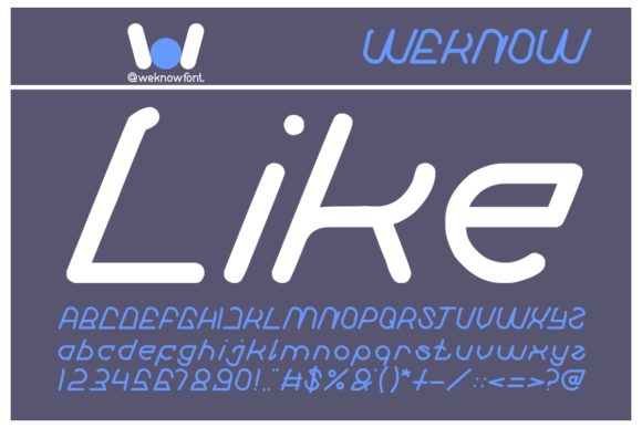 Discover the Modern Charm of Like This Font
