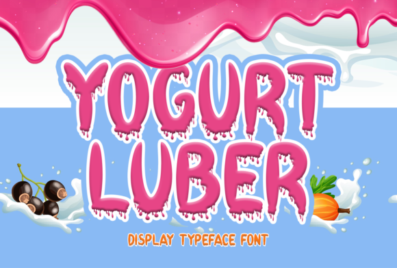 Elevate Your Brand with Yogurt Luber: A Charming Display Font