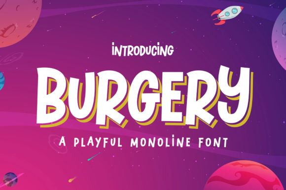 Enhance Your Campaigns with Burgery: A Playful Display Font