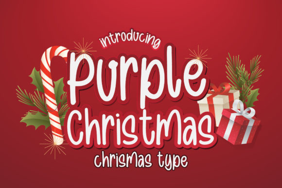 Exploring Purple Christmas: A Charming Display Font