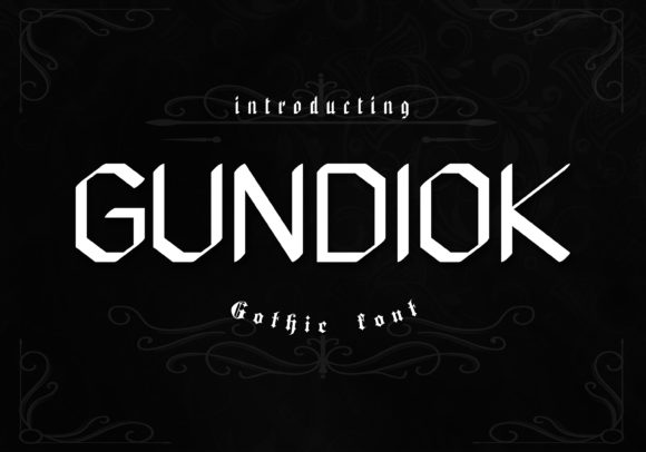 Gundiok: Elevate Your Brand with This Neo Gothic Display Font