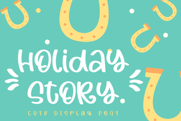 Holiday Story: A Playful Display Font for Engaging Designs