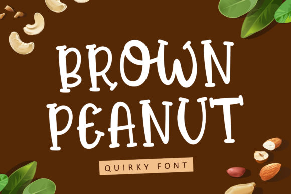 Introducing Brown Peanut: A Playful Display Font for Web Design