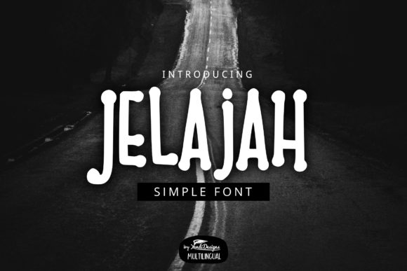 Jelajah: A Bold and Expressive Display Font