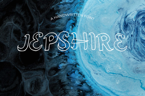 Jepshire: A Modern Display Font for Creative Branding