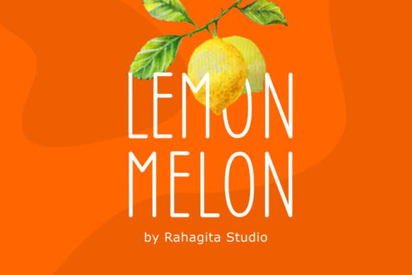 Lemon Melon: A Playful Display Font for Creative Branding