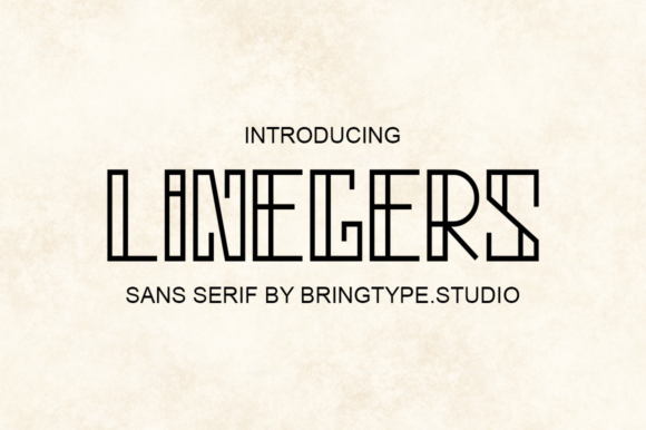 Linegers: A Dynamic Display Font for Editorial Design
