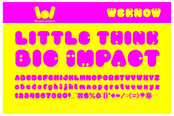 Little Think Big Impact: A Bold Display Font for Your Next Campaign