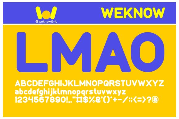 Lmao: The Bold and Playful Font for Creative Makers