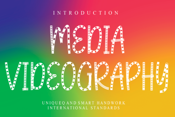 Media Videography: A Versatile Display Font for Editorial Design