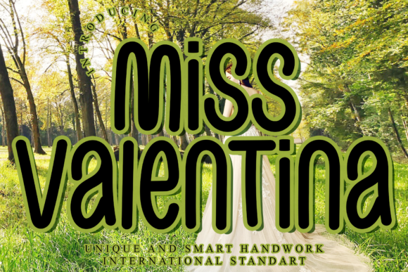 Miss Valentina: A Modern Display Font for Editorial Elegance