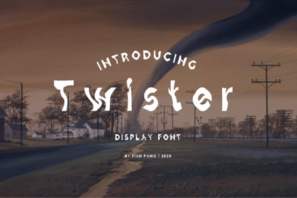 Panic Twister: A Playful Display Font for Engaging Web Designs
