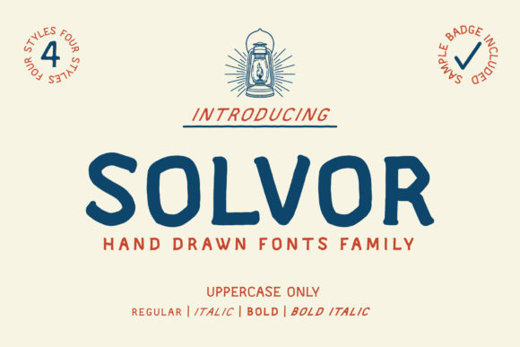 Solvor Font: Bold Display Typography for Makers