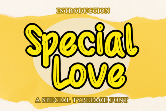 Special Love: A Quirky Display Font for Creative Branding
