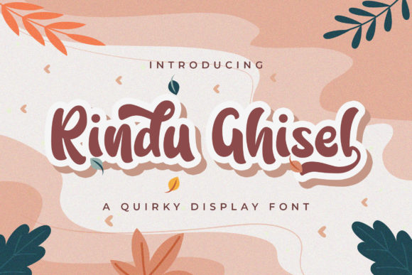 Transform Your Brand with Rindu Ghisel: A Versatile Display Font