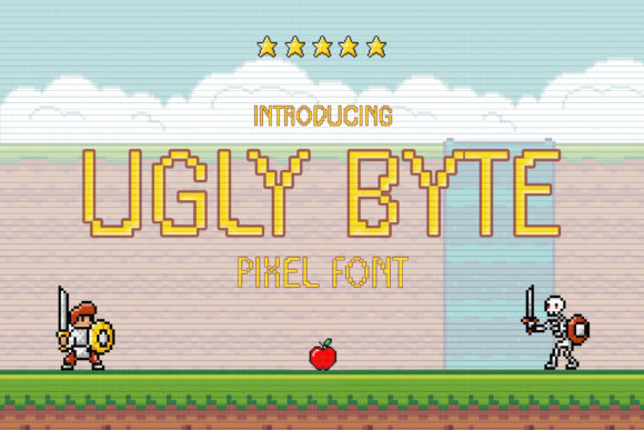 Ugly Byte Font: Bold Pixel Type for Digital Campaigns