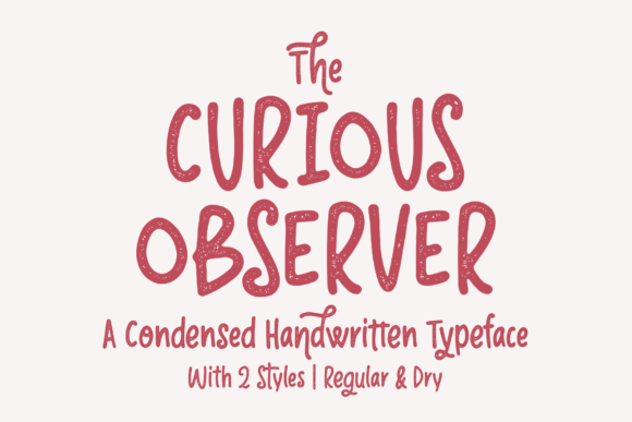 Unleash Creativity with The Curious Observer Font