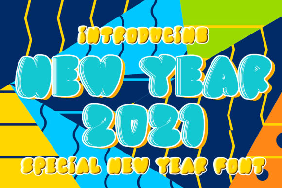 Upgrade Your Brand with New Year 2021 Font