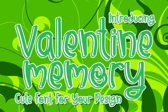 Valentine Memory: A Charming Display Font for Marketers